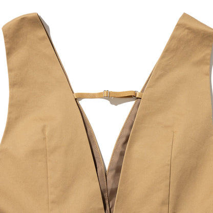 ANNA SUI NYC Chino Vest アナスイ エヌワイシー チノ ベスト 16116383【レディース コットン素材 ベルト付き 26SS】
