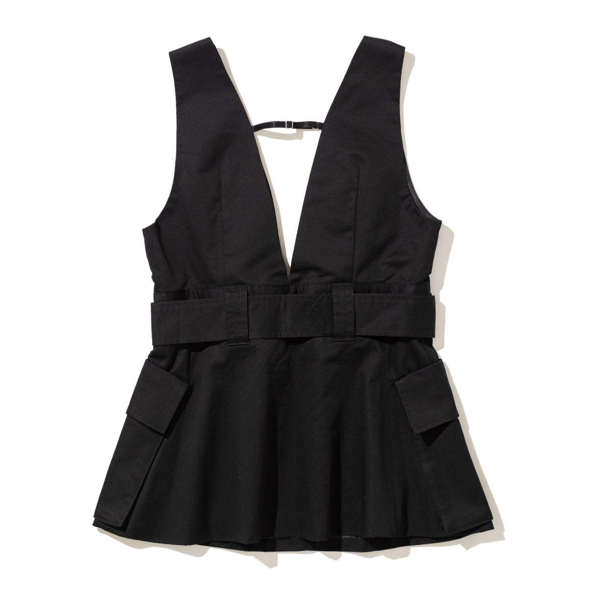 ANNA SUI NYC Chino Vest アナスイ エヌワイシー チノ ベスト 16116383【レディース コットン素材 ベルト付き 26SS】