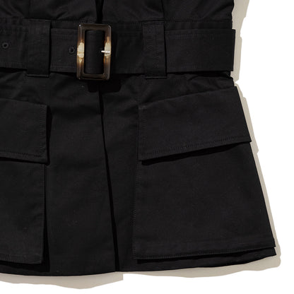 ANNA SUI NYC Chino Vest アナスイ エヌワイシー チノ ベスト 16116383【レディース コットン素材 ベルト付き 26SS】