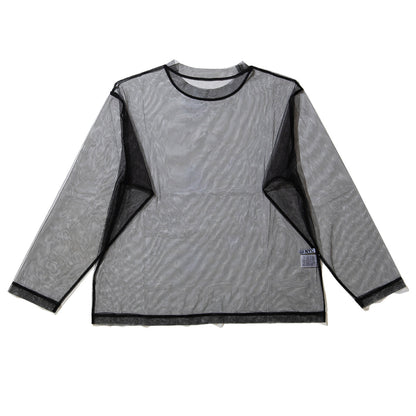 ANNA SUI NYC MESH LAYERED LONG T-SHIRT アナスイ エヌワイシー メッシュレイヤードロングTシャツ 16117351【レディース メッシュトップス レイヤード オーバーサイズ 26SS】
