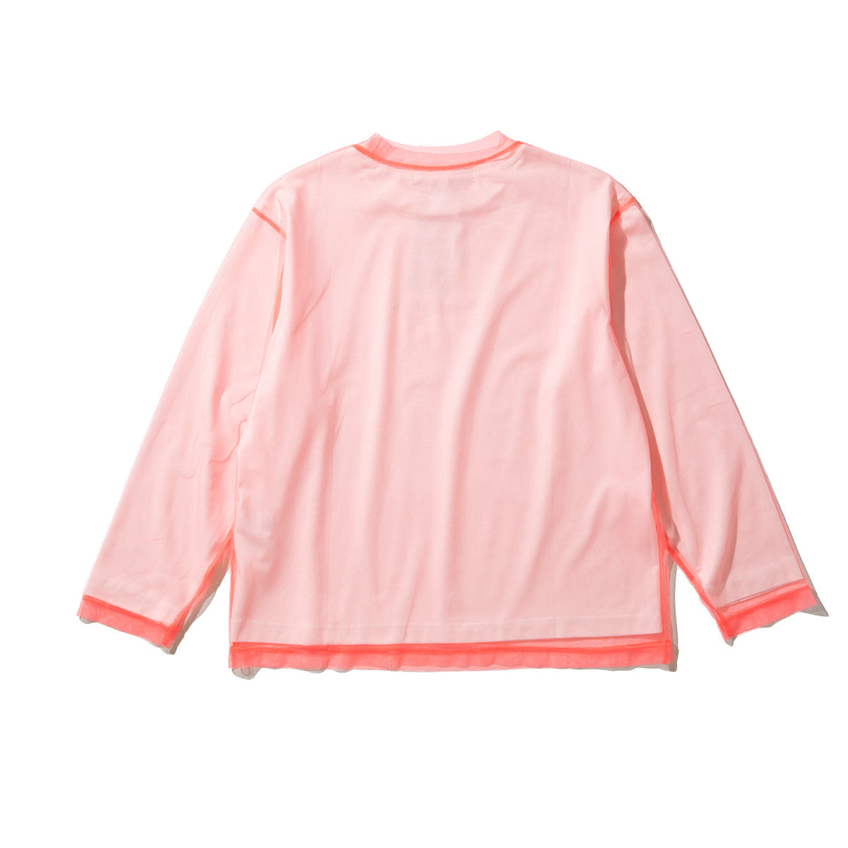 ANNA SUI NYC MESH LAYERED LONG T-SHIRT アナスイ エヌワイシー メッシュレイヤードロングTシャツ 16117351【レディース メッシュトップス レイヤード オーバーサイズ 26SS】