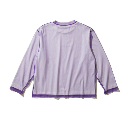 ANNA SUI NYC MESH LAYERED LONG T-SHIRT アナスイ エヌワイシー メッシュレイヤードロングTシャツ 16117351【レディース メッシュトップス レイヤード オーバーサイズ 26SS】