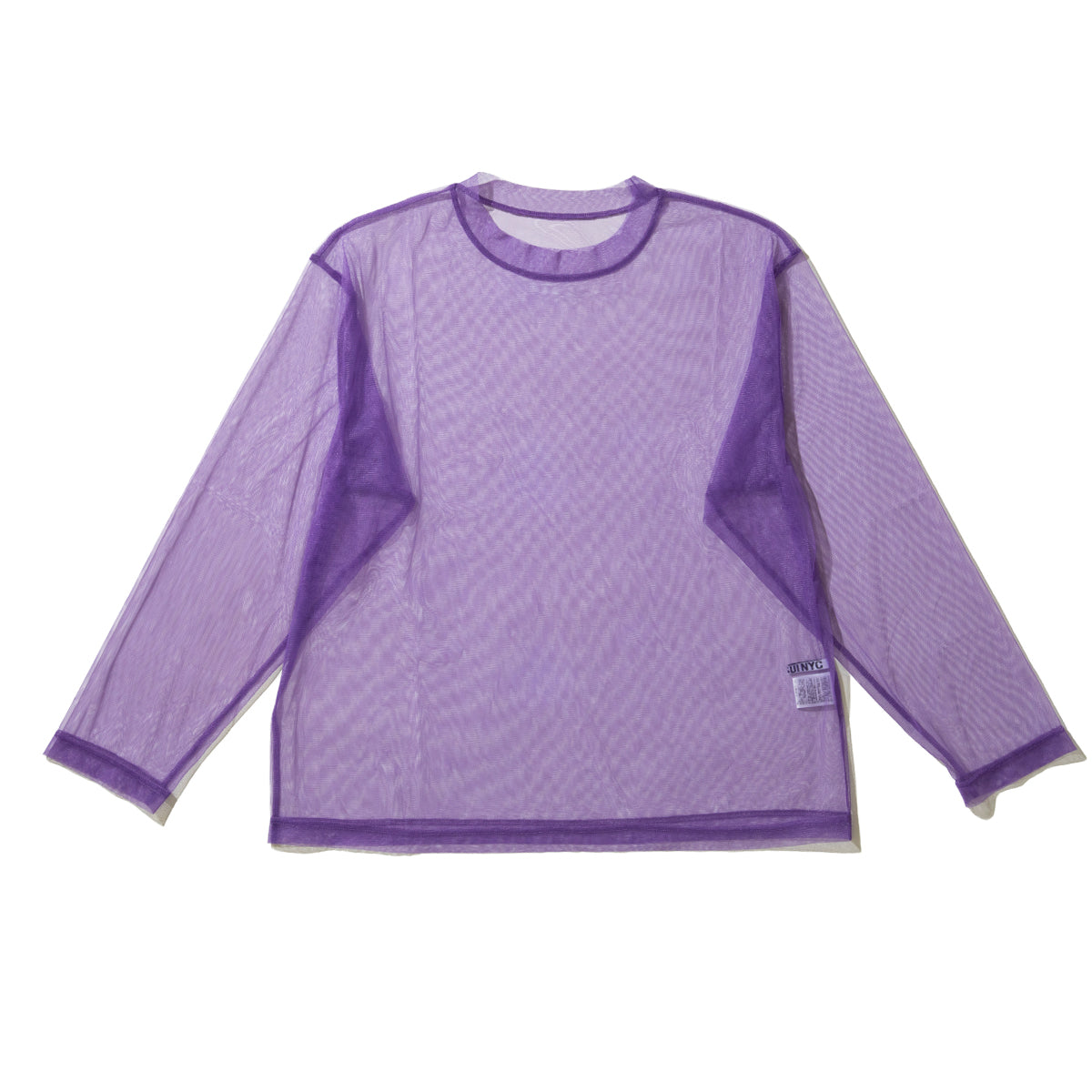 ANNA SUI NYC MESH LAYERED LONG T-SHIRT アナスイ エヌワイシー メッシュレイヤードロングTシャツ 16117351【レディース メッシュトップス レイヤード オーバーサイズ 26SS】
