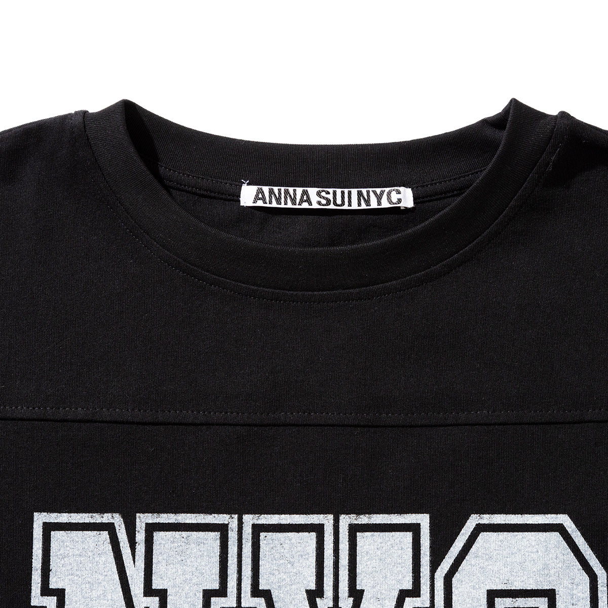 ANNA SUI NYC WAFFLE LONG SLEEVE T-SHIRT アナスイ エヌワイシー ワッフルロングスリーブTシャツ 16117355【レディース ワッフル素材 スポーティ リラックスシルエット 26SS】
