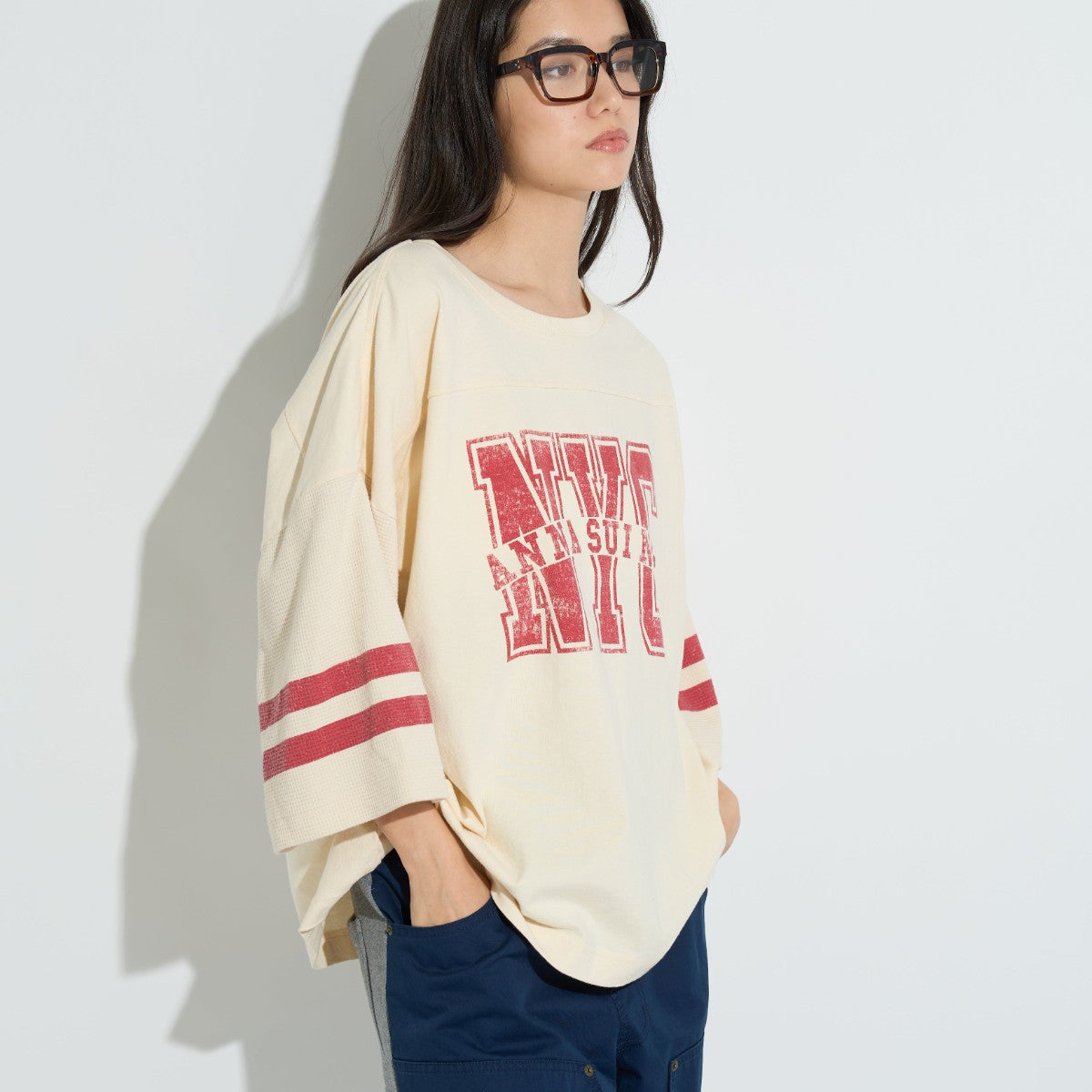 WAFFLE LONG SLEEVE T-SHIRT
