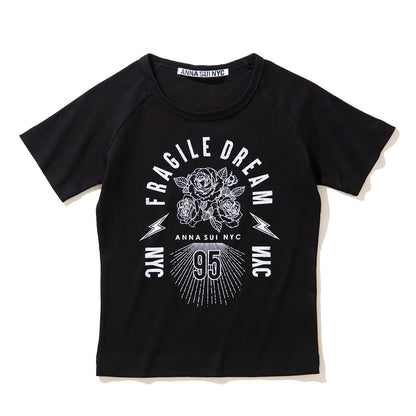 ANNA SUI NYC FRAGILE DREAM T-SHIRT アナスイ エヌワイシー フラジャイルドリームTシャツ 16117370【レディース Tシャツ ロックテイスト グラフィック 26SS】