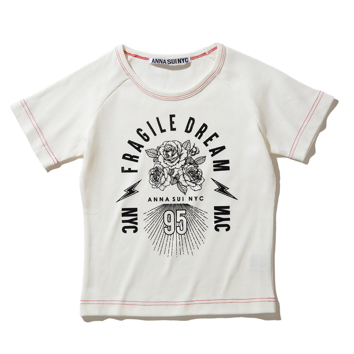 ANNA SUI NYC FRAGILE DREAM T-SHIRT アナスイ エヌワイシー フラジャイルドリームTシャツ 16117370【レディース Tシャツ ロックテイスト グラフィック 26SS】