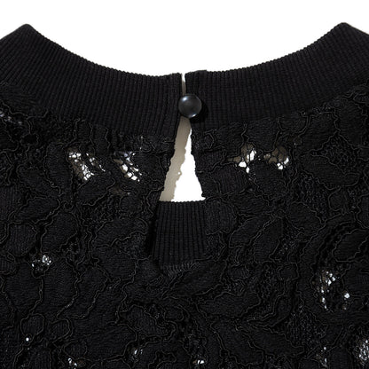 ANNA SUI NYC SP Race T-shirt アナスイ エヌワイシー SPレースTシャツ 16117375【レディース 半袖 スポーティ レース素材 26SS】