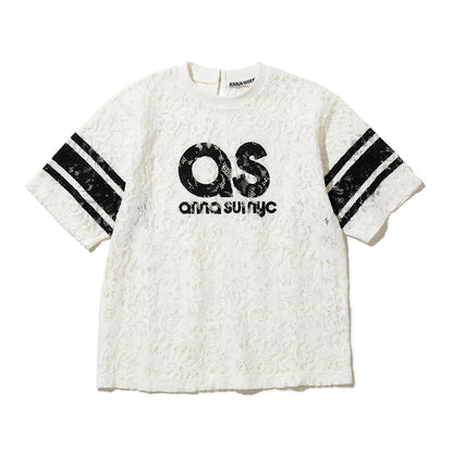 ANNA SUI NYC SP Race T-shirt アナスイ エヌワイシー SPレースTシャツ 16117375【レディース 半袖 スポーティ レース素材 26SS】