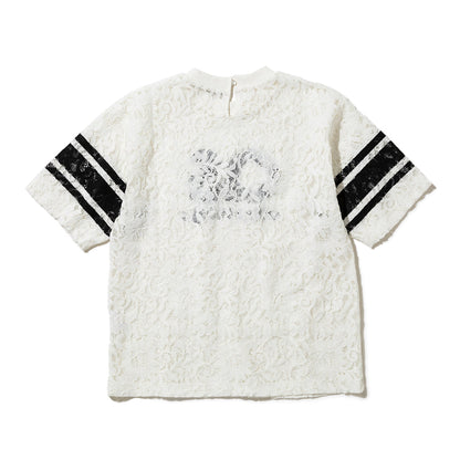 ANNA SUI NYC SP Race T-shirt アナスイ エヌワイシー SPレースTシャツ 16117375【レディース 半袖 スポーティ レース素材 26SS】
