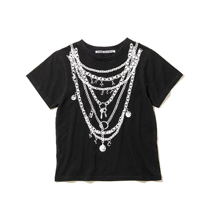 ANNA SUI NYC FAKE ACCESSORY PRINT T-SHIRT アナスイ エヌワイシー フェイクアクセサリープリントTシャツ 16117379【レディース プリントTシャツ デザインTシャツ メンズファッション レディースファッション 26SS】