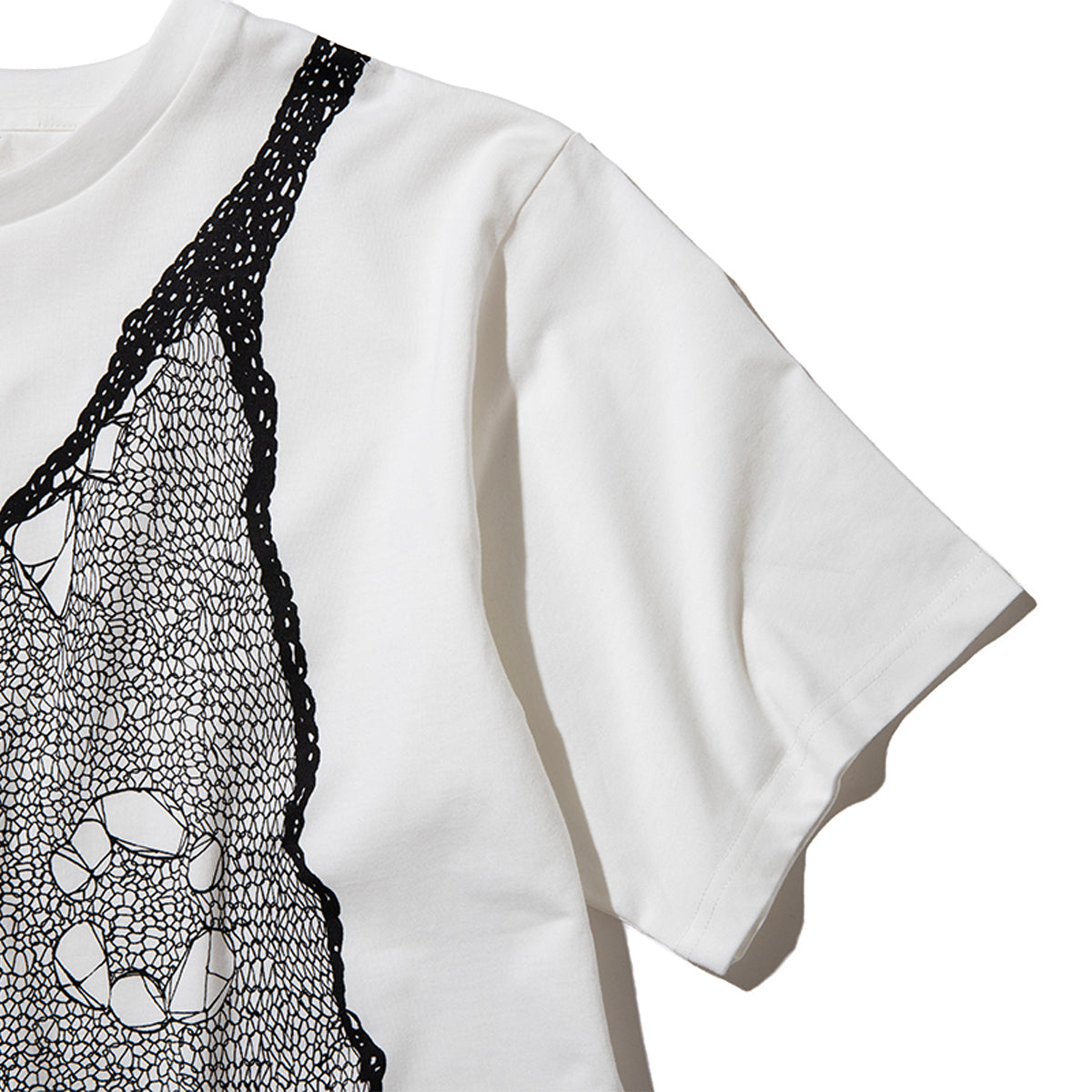 ANNA SUI NYC TROMPE LOEIL PRINT OVERSIZED T-SHIRT アナスイ エヌワイシー トロンプルイユプリントビッグTシャツ 16117389【レディース グラフィックTシャツ レイヤード風Tシャツ カジュアルファッション ストリートファッション 26SS】