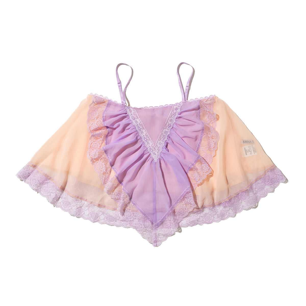 ANNA SUI NYC Panel Lace Cami アナスイ エヌワイシー パネルレースキャミ 16118357【レディース シフォン素材 レース キャミソール 26SS】