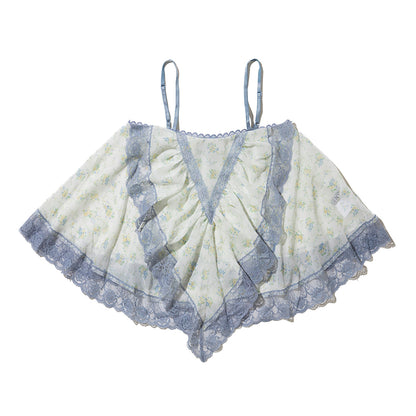 ANNA SUI NYC Panel Lace Cami アナスイ エヌワイシー パネルレースキャミ 16118357【レディース シフォン素材 レース キャミソール 26SS】