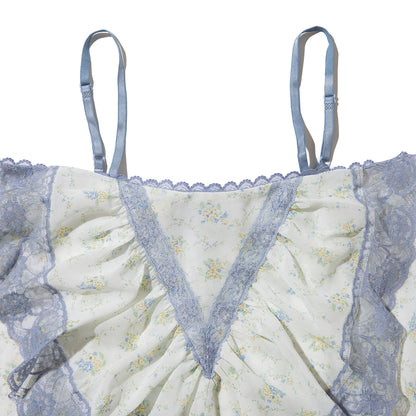 ANNA SUI NYC Panel Lace Cami アナスイ エヌワイシー パネルレースキャミ 16118357【レディース シフォン素材 レース キャミソール 26SS】