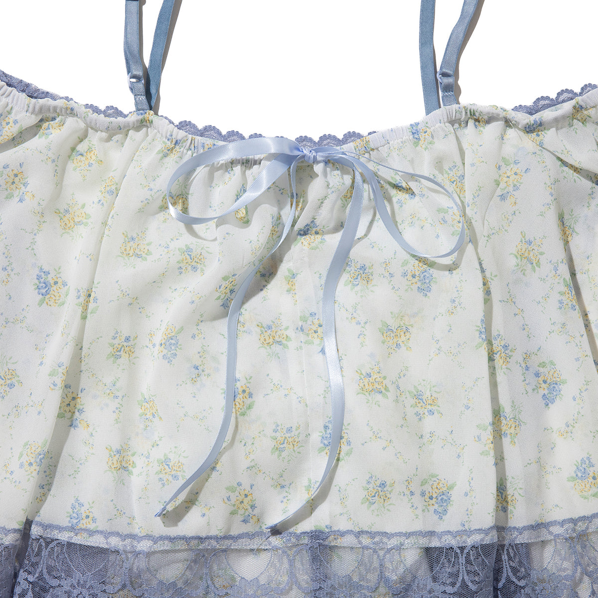 ANNA SUI NYC Panel Lace Cami アナスイ エヌワイシー パネルレースキャミ 16118357【レディース シフォン素材 レース キャミソール 26SS】