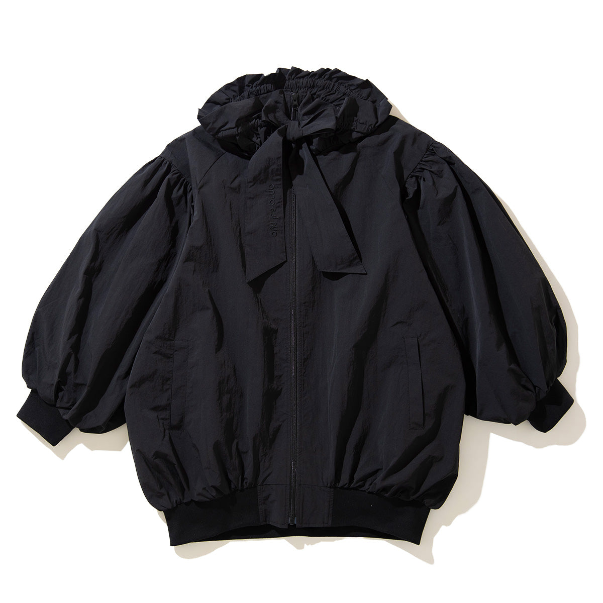 ANNA SUI NYC BLOOM BLOUSON アナスイ エヌワイシー ブルームブルゾン 16121364【レディース ライトアウター ブルゾン フリルデザイン ボリュームスリーブ 26SS】