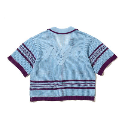 ANNA SUI NYC Mesh Knit S/S Cardigan アナスイ エヌワイシー メッシュニット半袖カーディガン 16122387【レディース 通気性 羽織 26SS】