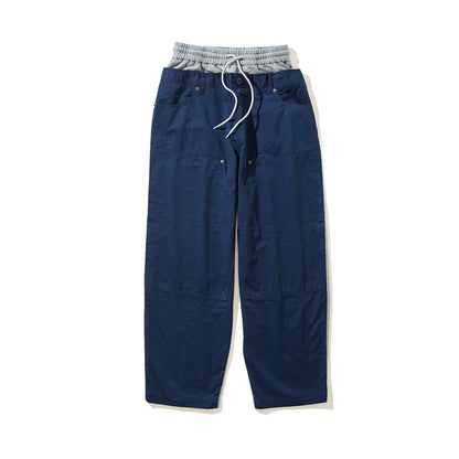 ANNA SUI NYC 2FACE LONG PANTS アナスイ エヌワイシー 2FACEロングパンツ 16130360【レディース 切り替えデザイン イージーパンツ 26SS】