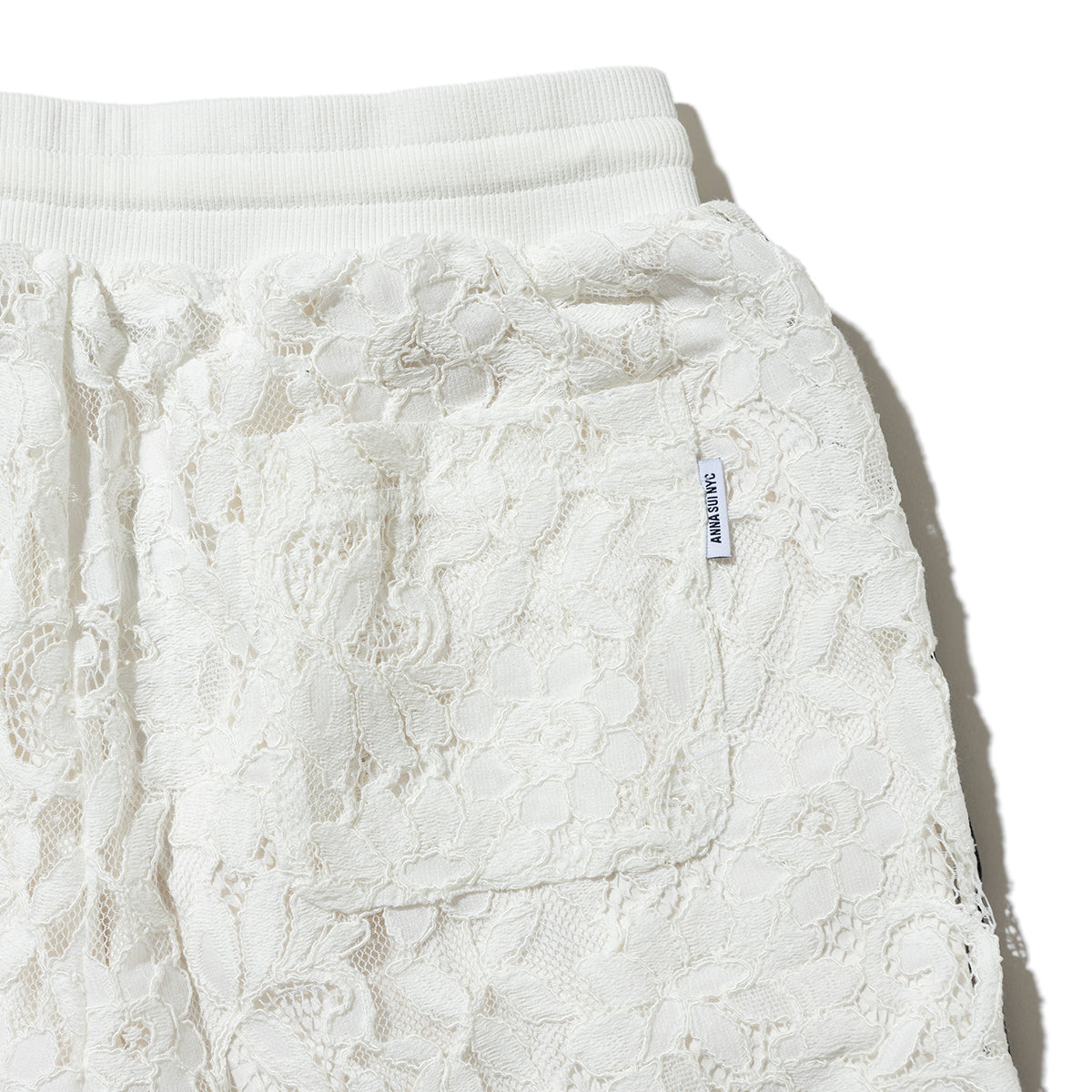 ANNA SUI NYC SP Race Half Pants アナスイ エヌワイシー SPレースハーフパンツ 16132376【レディース レース素材 ハーフパンツ 26SS】