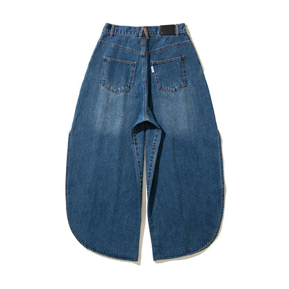 ANNA SUI NYC SIDE SLIT DENIM LONG PANTS アナスイ エヌワイシー サイドスリットデニム ロングパンツ 16133368【レディース ワイドパンツ サイドスリット ボリュームシルエット 26SS】