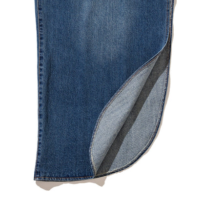 ANNA SUI NYC SIDE SLIT DENIM LONG PANTS アナスイ エヌワイシー サイドスリットデニム ロングパンツ 16133368【レディース ワイドパンツ サイドスリット ボリュームシルエット 26SS】