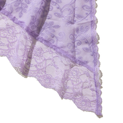 ANNA SUI NYC ASYMMETRICAL LACE SKIRT アナスイ エヌワイシー アシメレーススカート 16134353【レディース レーススカート アシンメトリー ティアードフリル レイヤード 26SS】