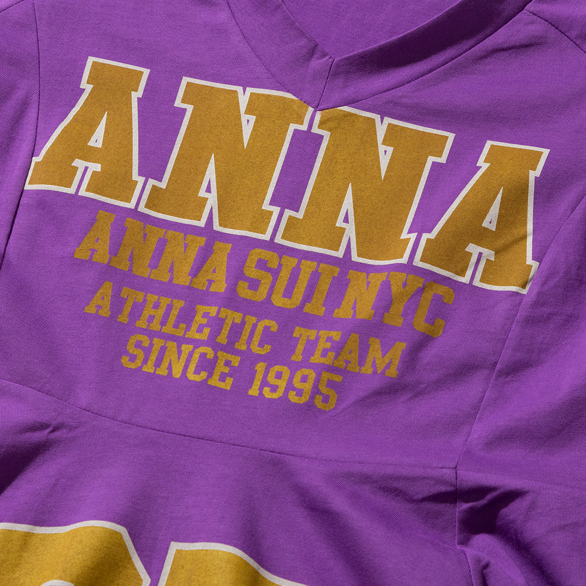 ANNA SUI NYC SPORTS T-SHIRT DRESS アナスイ エヌワイシー スポーツTシャツワンピース 16140385【レディース スポーツテイスト フレアシルエット スタイルアップ 26SS】