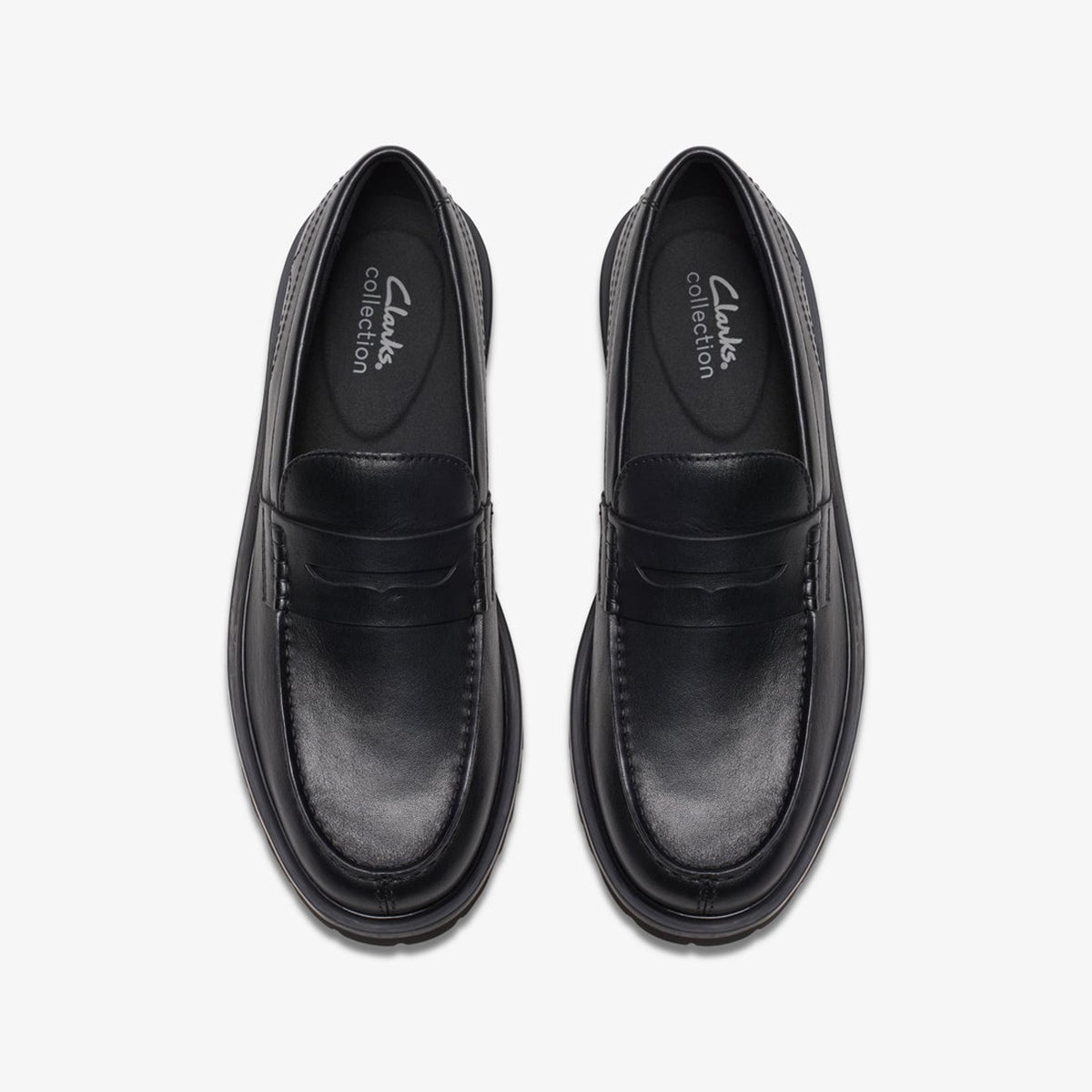 Clarks Berwick Lo クラークス バーウィックロー 26183727【メンズ メンズシューズ ローファー ラウンドトゥ 軽量 ショートヒール 26SS】