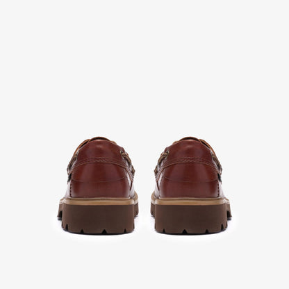 Clarks Cleyhill Boat クラークス クレイヒル ボート 26186176【メンズ ボートシューズ メンズシューズ レザーシューズ カジュアルシューズ 26SS】