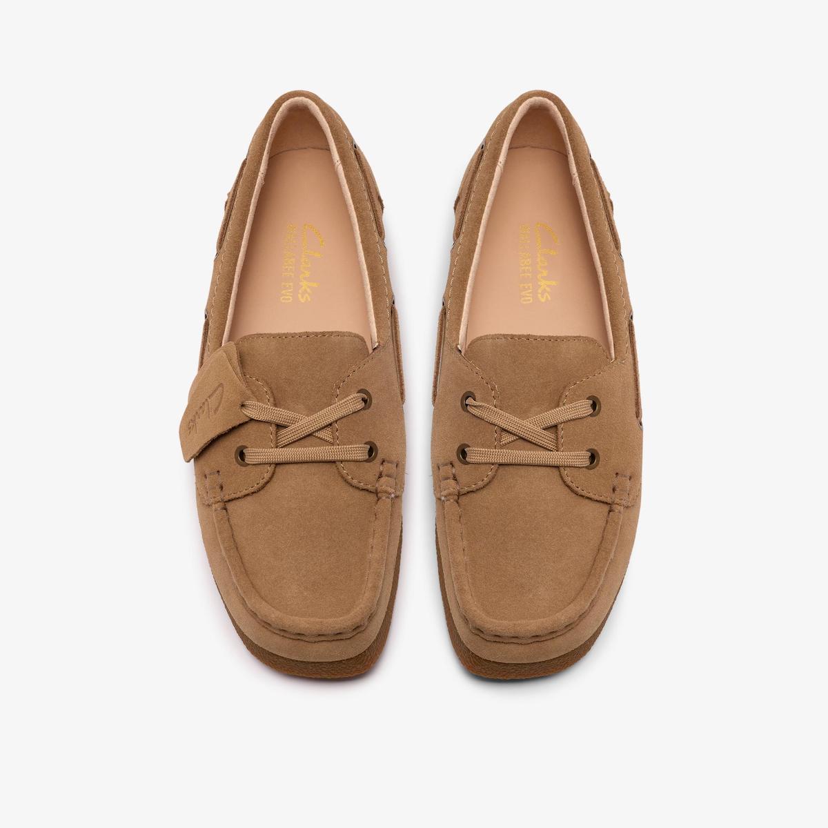 Clarks Wallabee Evo Sea クラークス ワラビー エボ シー 26186339【レディース メンズシューズ ボートシューズ クッション性 通気性 26SS】