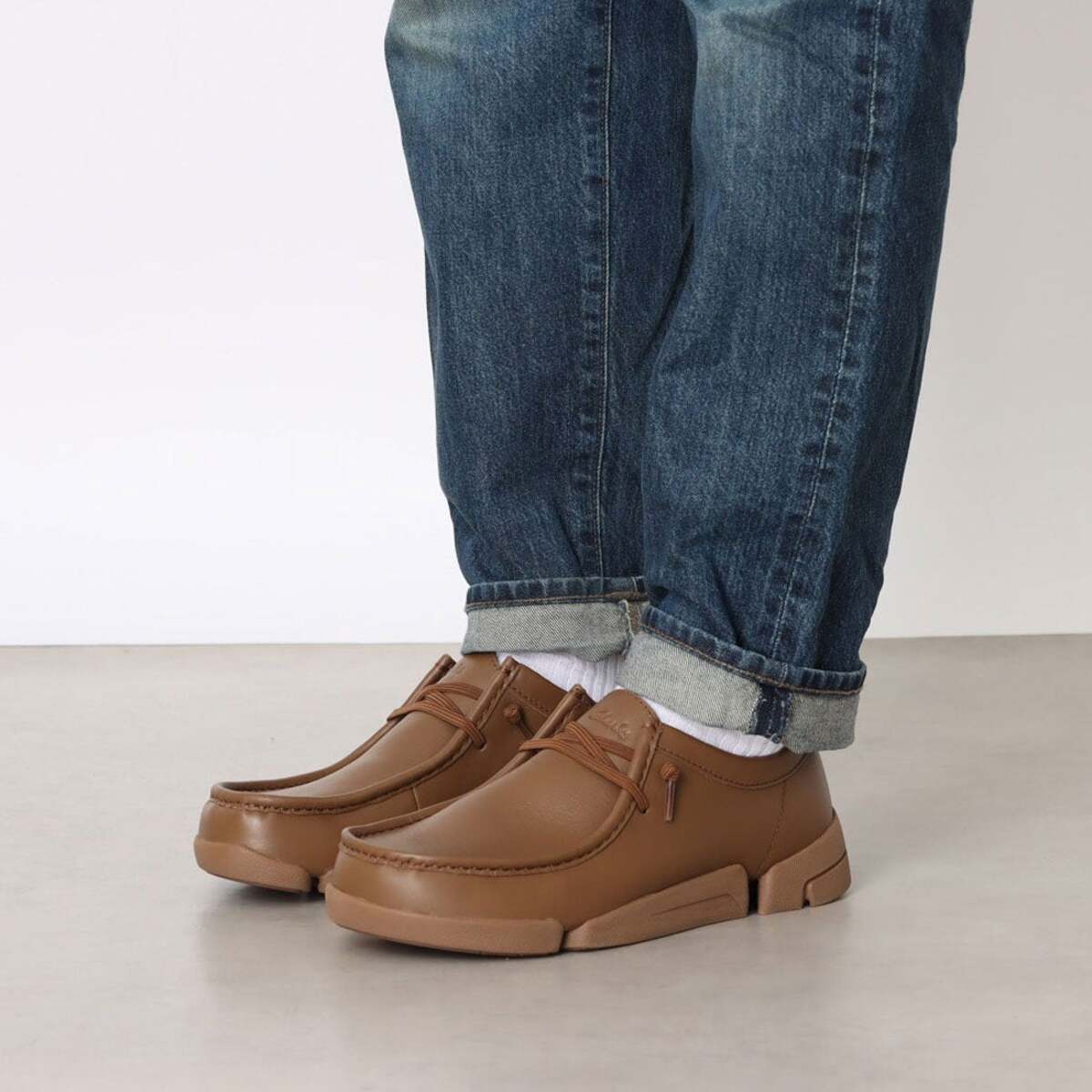 Clarks Trigenic2 Lo クラークス トライジェニック2ロー 26187357【メンズ ランニングシューズ クッション性 屈曲性 モカシン 26SS】