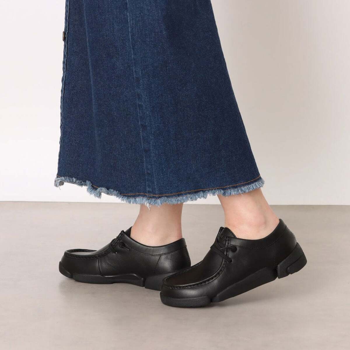 Clarks Trigenic2 Lo. クラークス トライジェニック2ロー 26187760【レディース モカシン 屈曲性 クッション性 フットベッド レースアップ 26SS】