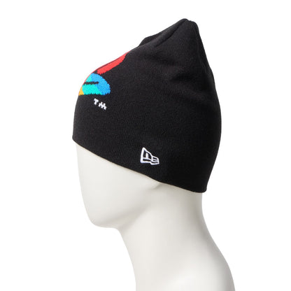 NEW ERA PLAYSTATION FAMILY MARK BASIC BEANIE ニューエラ プレイステーション ファミリーマーク ベーシック ビーニー 14693316【メンズ ニットキャップ 帽子 ロゴ コラボ 26SS】