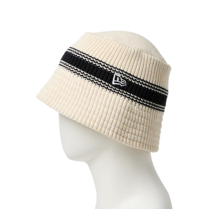 VISOR STICKER KNIT BUCKET