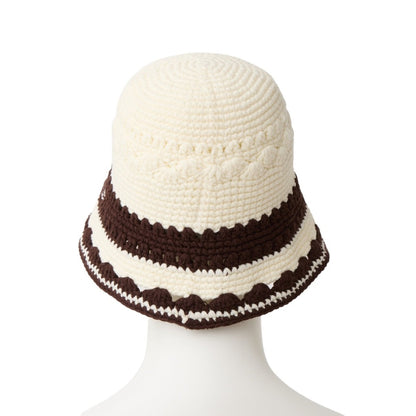 NEW ERA CROCHET KNIT BORDER BUCKET ニューエラ クロシェ ニット ボーダー バケット 14744712【メンズ 手編み クロシェハット リラックス 26SS】