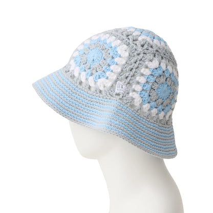 NEW ERA CROCHET KNIT BUCKET HAT ニューエラ クロシェ ニットバケット 14744714【メンズ ニットバケット バケットハット 春夏帽子 クロシェ編み 手編みハット 26SS】