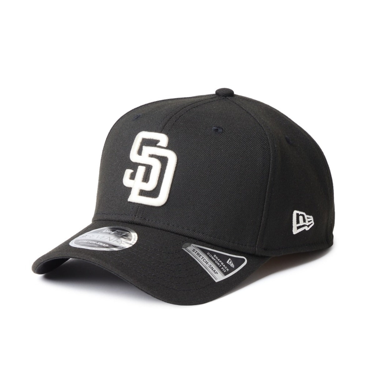 NEW ERA SAN DIEGO PADRES STRETCH-SNAP 9SEVENTY ニューエラ ストレッチ スナップ ナイン セブンティ 14744804-108【メンズ キャップ 帽子 カーブドバイザー デイリーユース 26FW】