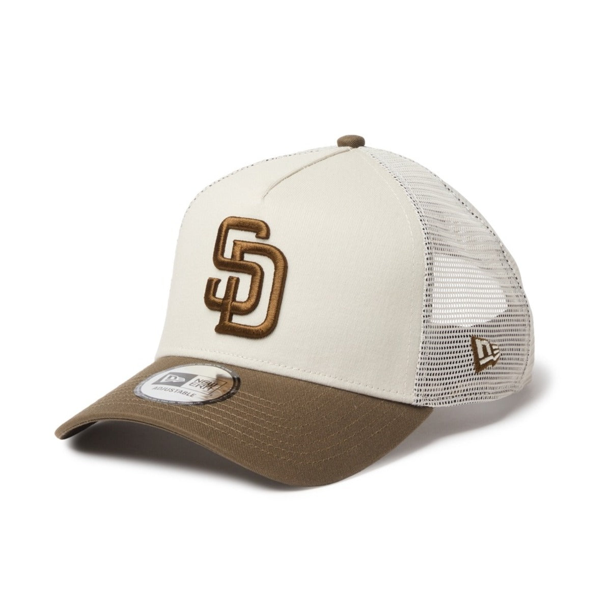 NEW ERA SAN DIEGO PADRES 1992 ALL STAR GAME SIDE PATCH 9FORTY A-FRAME TRUCKER ニューエラ サイド パッチ ナイン フォーティ エーフレーム トラッカー 14744879-108【メンズ メッシュキャップ カーブドバイザー 26FW】