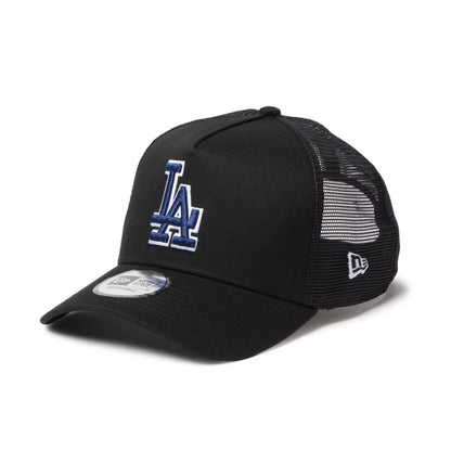 NEW ERA LOS ANGELES DODGERS 50TH ANNIVERSARY SIDE PATCH 9FORTY A-FRAME TRUCKER ニューエラ サイド パッチ ナイン フォーティ エーフレーム トラッカー 14744914-108【メンズ メッシュキャップ カーブドバイザー 26FW】