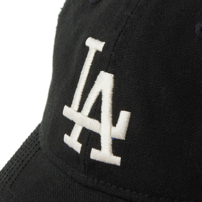 NEW ERA LOS ANGELES DODGERS VISOR LOGO 9TWENTY ニューエラ ロサンゼルス ドジャース バイザー ロゴ 9TWENTY 14745079【メンズ ロゴ刺繍 ダメージ加工 コットン 26SS】