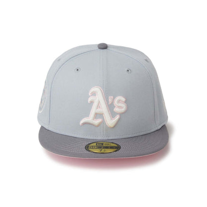 NEW ERA OAKLAND ATHLETICS SAKURANAGASHI 59FIFTY ニューエラ サクラナガシ フィフティナインフィフティ 14745143【メンズ キャップ 帽子 ベースボールキャップ リネン 春夏 26SS】
