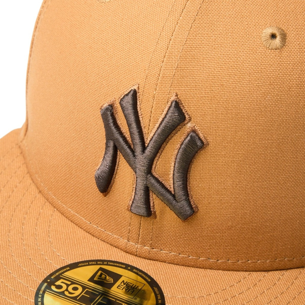 NEW ERA NEW YORK YANKEES DUCK CANVAS 59FIFTY ニューエラ ダック キャンバス フィフティナイン フィフティ 14745156-108【メンズ キャップ フラットバイザー 9oz 59FIFTY 26FW】