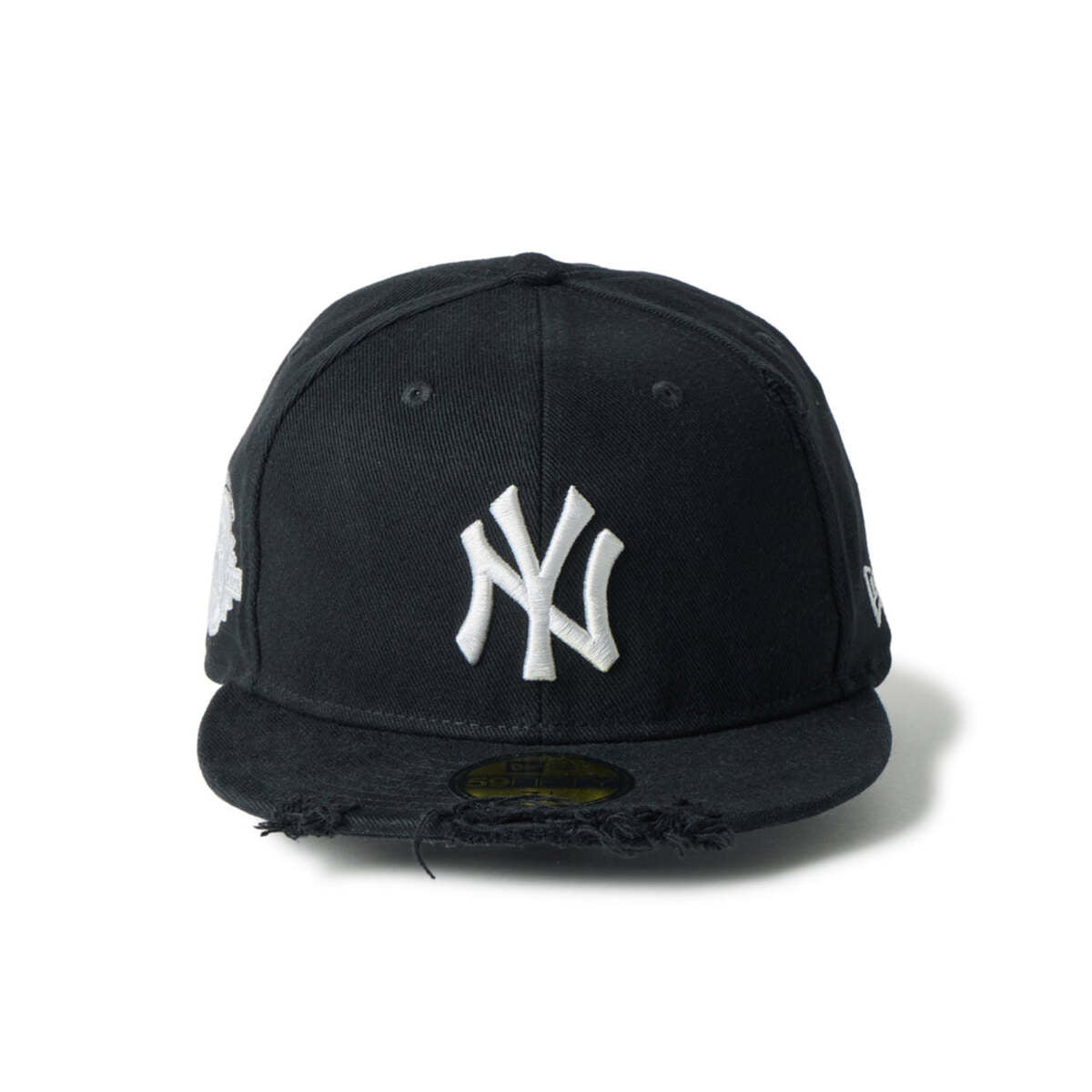 NEW ERA NEW YORK YANKEES DAMAGED 59FIFTY ニューエラ ダメージド フィフティナインフィフティ 14745157【メンズ キャップ 帽子 ベースボールキャップ リネン 春夏 26SS】