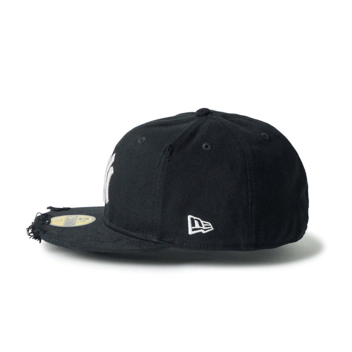 NEW ERA NEW YORK YANKEES DAMAGED 59FIFTY ニューエラ ダメージド フィフティナインフィフティ 14745157【メンズ キャップ 帽子 ベースボールキャップ リネン 春夏 26SS】