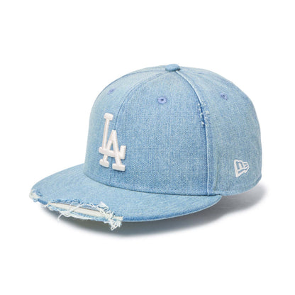 NEW ERA LOS ANGELES DODGERS DAMAGED 59FIFTY ニューエラ ダメージド フィフティナインフィフティ 14745174【メンズ キャップ 帽子 ベースボールキャップ リネン 春夏 26SS】