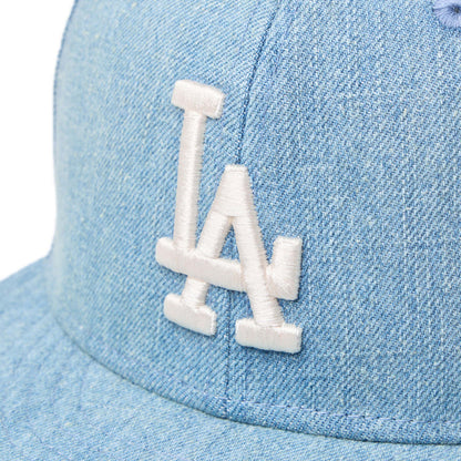 NEW ERA LOS ANGELES DODGERS DAMAGED 59FIFTY ニューエラ ダメージド フィフティナインフィフティ 14745174【メンズ キャップ 帽子 ベースボールキャップ リネン 春夏 26SS】