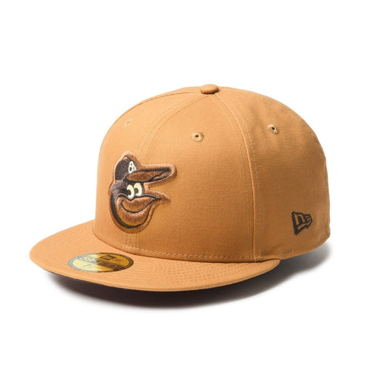 NEW ERA BALTIMORE ORIOLES DUCK CANVAS 59FIFTY ニューエラ ダック キャンバス フィフティナイン フィフティ 14745191-108【メンズ キャップ フラットバイザー 9oz 59FIFTY 26FW】