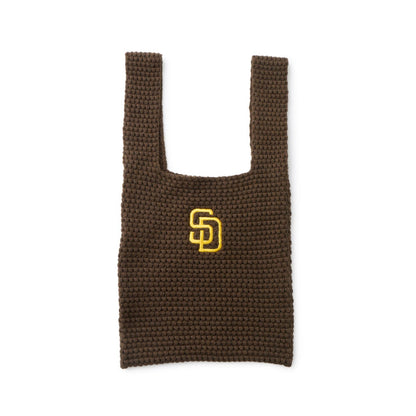 NEW ERA KNIT TOTE BAG SAN DIEGO PADRES ニューエラ ニット トートバッグ サンディエゴ･パドレス 14751668【メンズ ニットトート トートバッグ デイリーバッグ カジュアルバッグ ロゴデザイン 26SS】