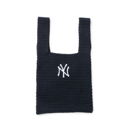 NEW ERA KNIT TOTE BAG NEW YORK YANKEES ニューエラ ニット トートバッグ ニューヨーク･ヤンキース 14751669【メンズ ニットトート トートバッグ デイリーバッグ カジュアルバッグ ロゴデザイン 26SS】